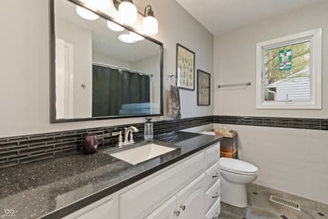 Bathroom at 5252 Bracken Drive, Indianapolis, IN