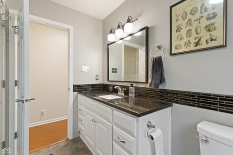 Bathroom at 5252 Bracken Drive, Indianapolis, IN