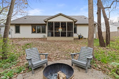 Backyard at 5252 Bracken Drive, Indianapolis, IN