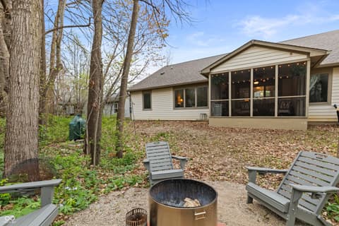 Backyard at 5252 Bracken Drive, Indianapolis, IN