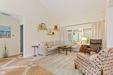 Living room at 5252 Bracken Drive, Indianapolis, IN