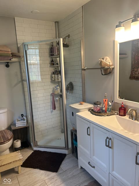 Bathroom at 5275 Wilbur Road, Martinsville, IN