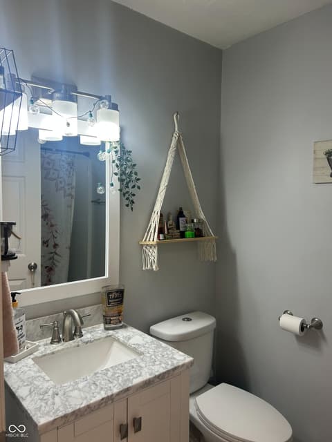 Bathroom at 5275 Wilbur Road, Martinsville, IN