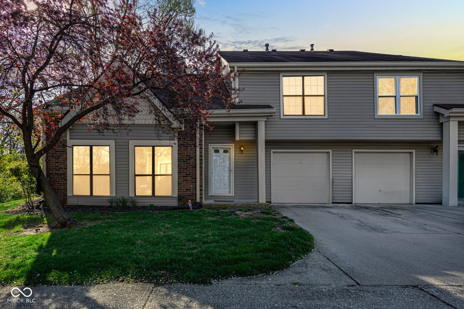 Front exterior at 8001 Valley Farms Lane, Indianapolis, IN