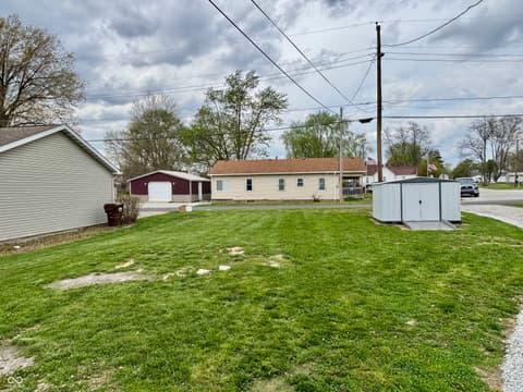 Backyard at 822 E Church Street, Brazil, IN