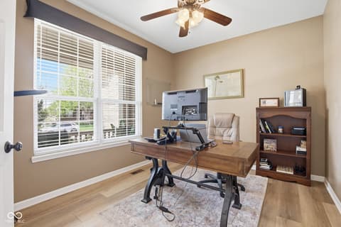 Home office at 7398 Dunmore Point, Noblesville, IN