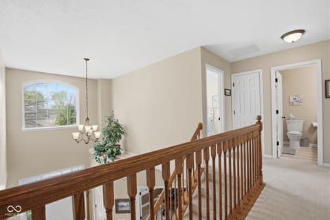 Hallway at 7398 Dunmore Point, Noblesville, IN