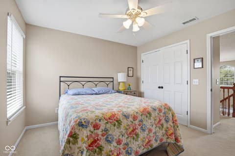 Bedroom at 7398 Dunmore Point, Noblesville, IN