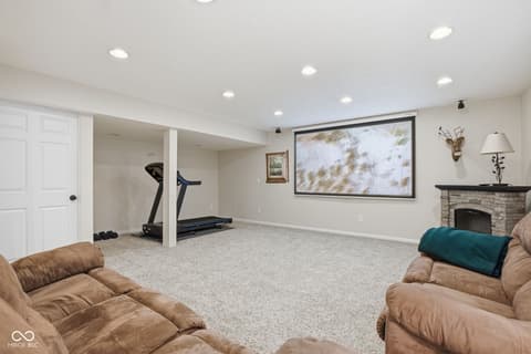 Media Room — 7398 Dunmore Point, Noblesville, IN