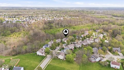 Aerial view at 7398 Dunmore Point, Noblesville, IN