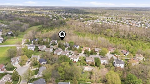 Aerial view at 7398 Dunmore Point, Noblesville, IN