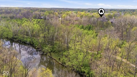 Aerial view at 7398 Dunmore Point, Noblesville, IN