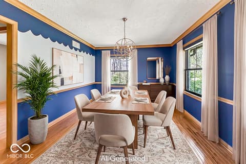 Dining room at 2525 E 91st Street, Indianapolis, IN