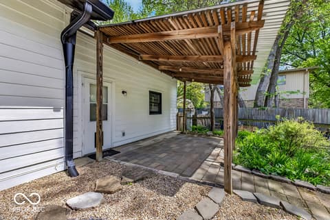 Outdoor living area at 2525 E 91st Street, Indianapolis, IN