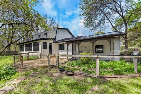 Outdoor living area at 2525 E 91st Street, Indianapolis, IN