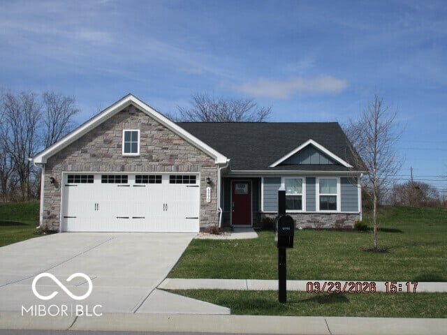 Front exterior at 6990 E Dakota Lane, Camby, IN