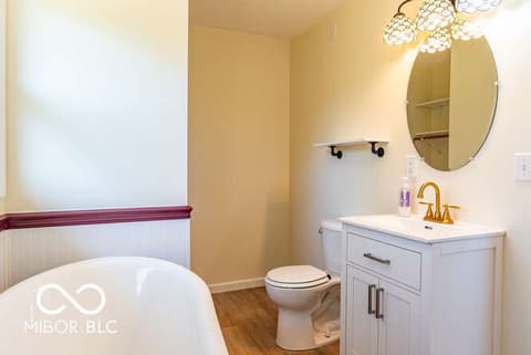 Bathroom at 5222 E State Rd 46, Bloomington, IN