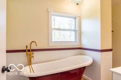 Bathroom at 5222 E State Rd 46, Bloomington, IN