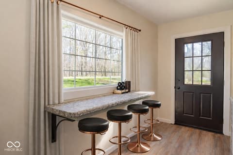 Dining room at 5222 E State Rd 46, Bloomington, IN