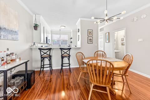 Dining room at 2258 Central Avenue, Indianapolis, IN