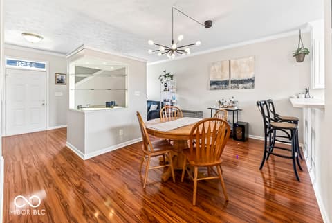 Dining room at 2258 Central Avenue, Indianapolis, IN
