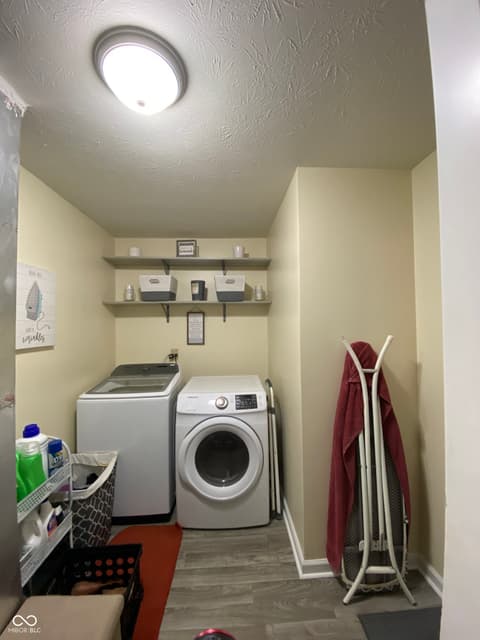 Laundry room at 3187 Limber Pine Drive, Whiteland, IN