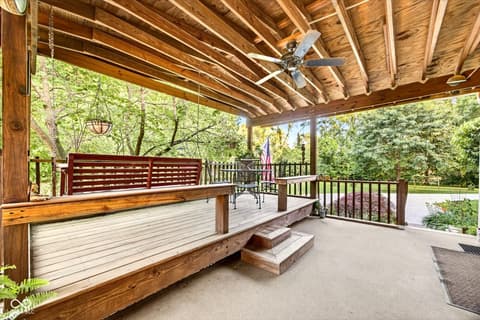 Outdoor living area at 4155 S Walnut Street Pike Tract B, Bloomington, IN