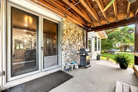 Outdoor living area at 4155 S Walnut Street Pike Tract B, Bloomington, IN