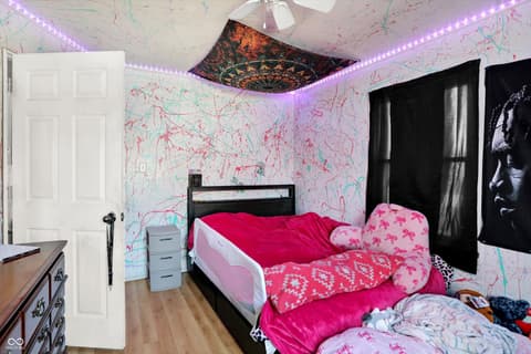 Bedroom at 303 Warren Street, Williamsport, IN