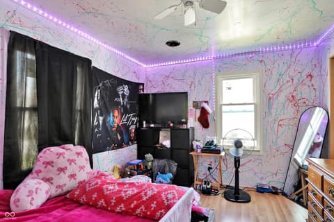 Bedroom at 303 Warren Street, Williamsport, IN