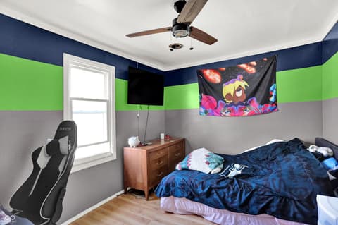 Bedroom at 303 Warren Street, Williamsport, IN