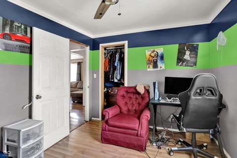 Home office at 303 Warren Street, Williamsport, IN