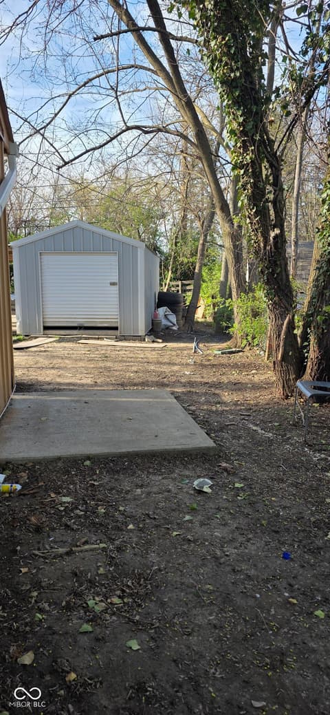 Yard at 8716 E 41st Place, Indianapolis, IN