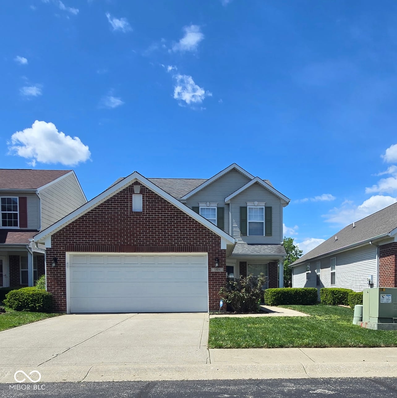 Front exterior at 5504 Drum Road, Indianapolis, IN