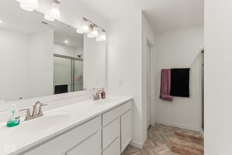 Bathroom at 1022 Cyprian Way, Lebanon, IN