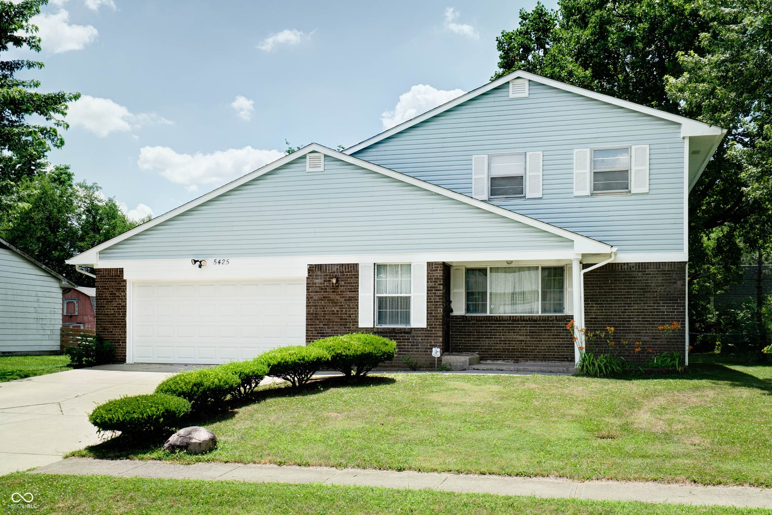 Front exterior at 5425 Gambel Road, Indianapolis, IN