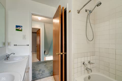 Bathroom at 5425 Gambel Road, Indianapolis, IN