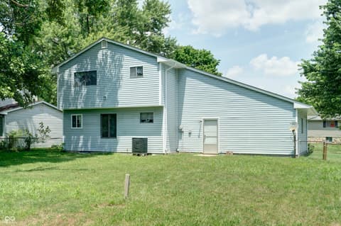 Backyard at 5425 Gambel Road, Indianapolis, IN
