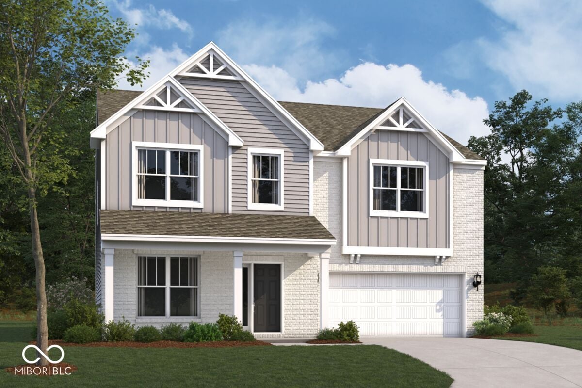 Front exterior at 6133 Countryside Forge Way, Indianapolis, IN
