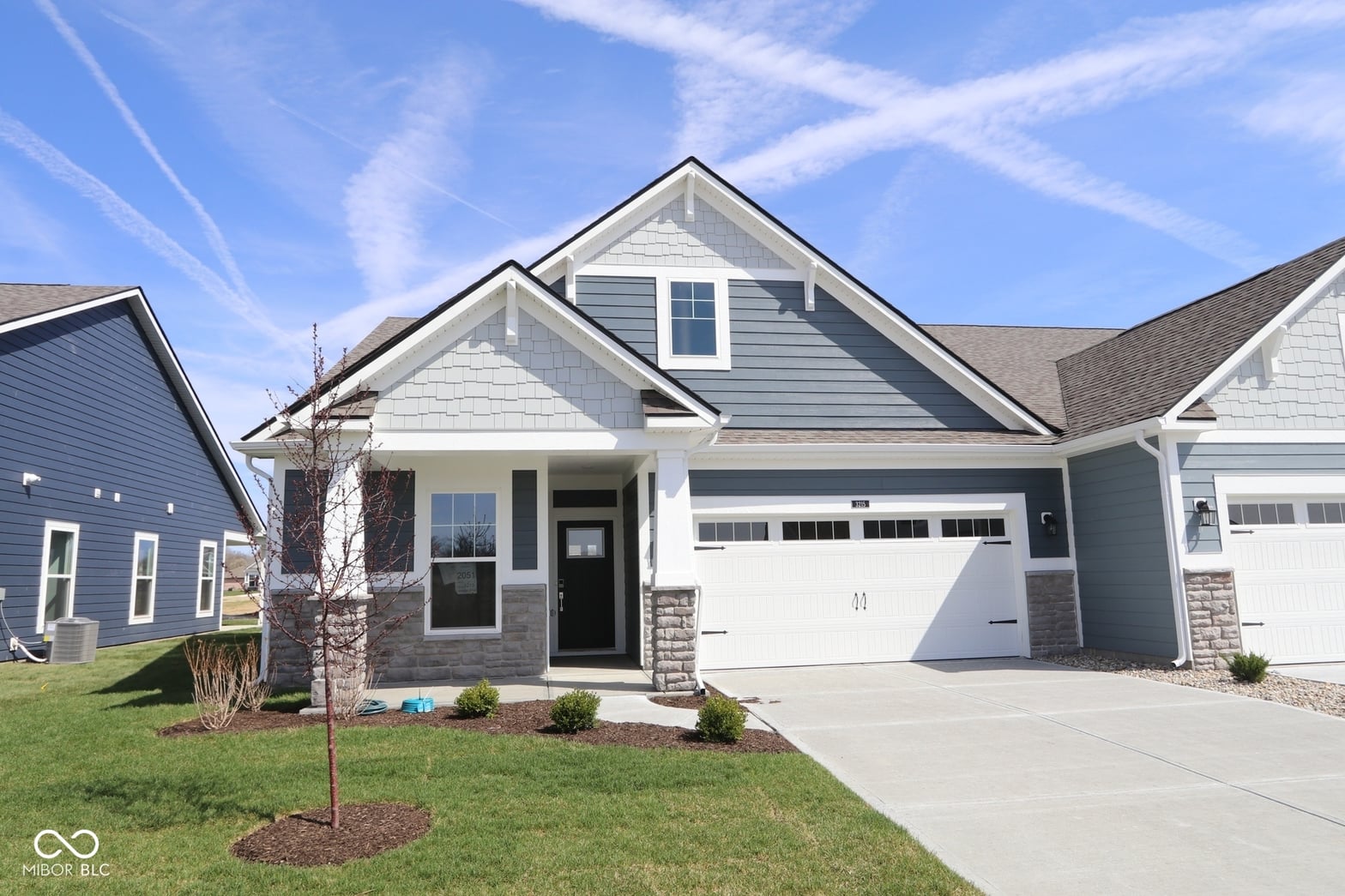 Front exterior at 3215 Wrangler Drive, Bargersville, IN