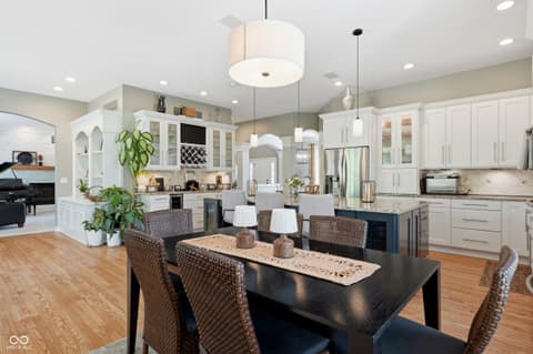 Dining room at 5922 Fife Trail, Carmel, IN