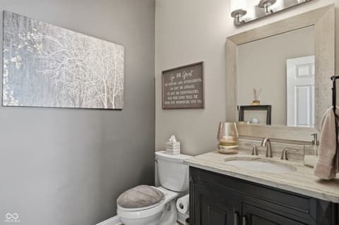 Bathroom at 5922 Fife Trail, Carmel, IN