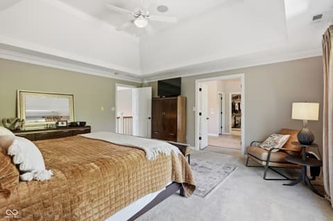 Bedroom at 5922 Fife Trail, Carmel, IN
