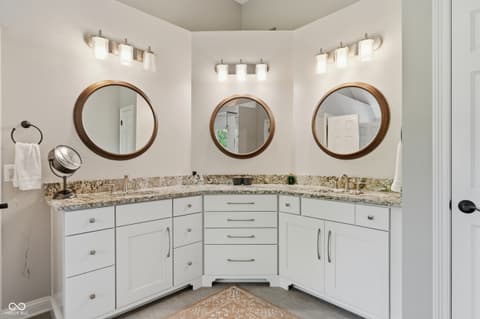 Bathroom at 5922 Fife Trail, Carmel, IN