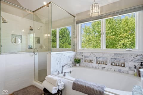 Bathroom at 5922 Fife Trail, Carmel, IN