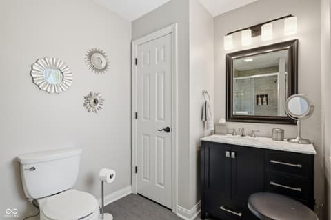 Bathroom at 5922 Fife Trail, Carmel, IN