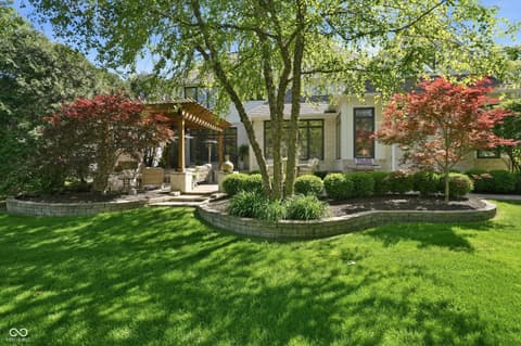 Backyard at 5922 Fife Trail, Carmel, IN