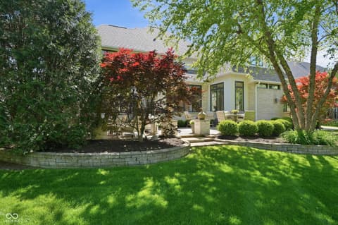 Backyard at 5922 Fife Trail, Carmel, IN