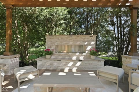 Outdoor living area at 5922 Fife Trail, Carmel, IN