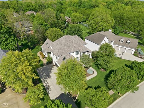 Aerial view at 5922 Fife Trail, Carmel, IN